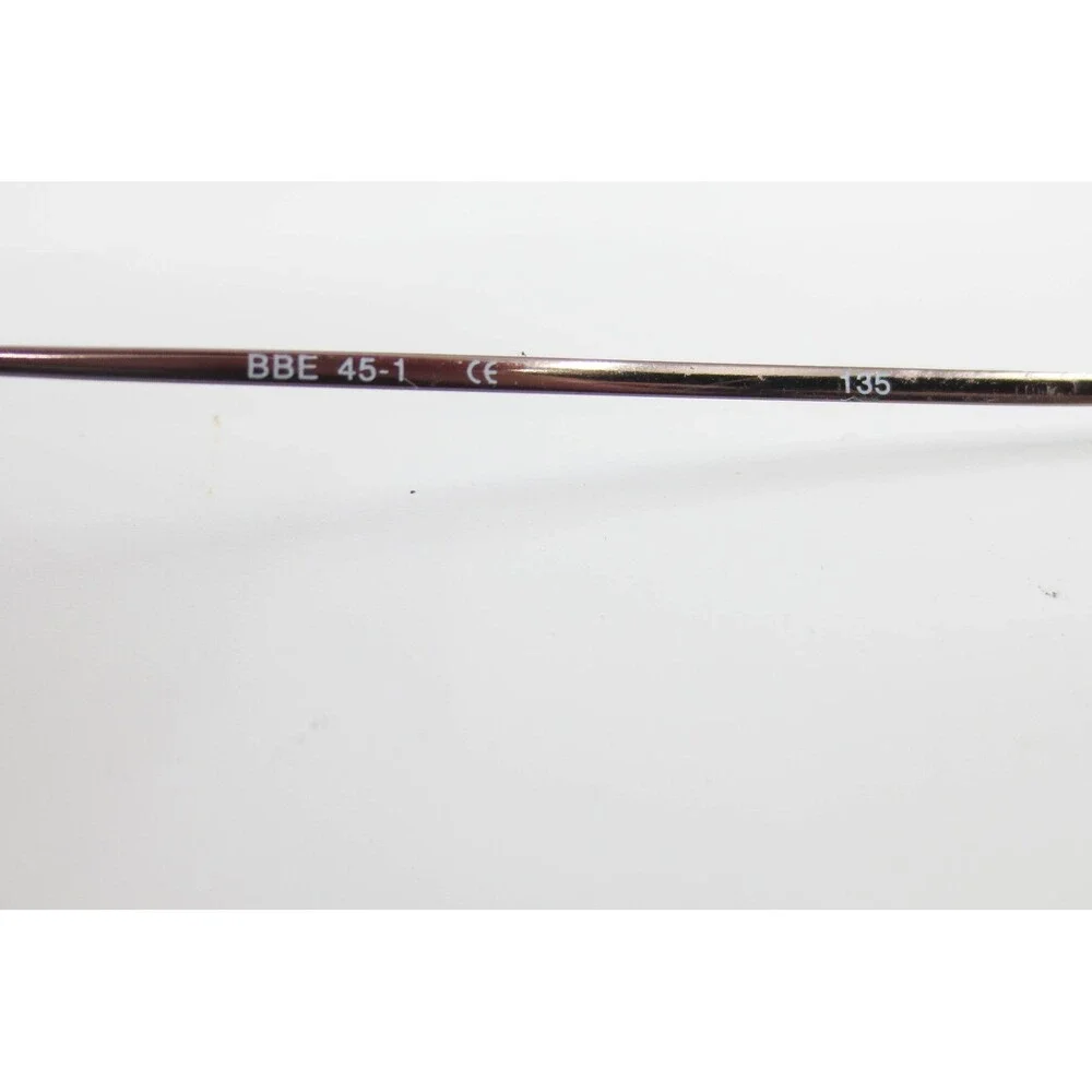 Bill Blass BBE 45-1 Oval Tortoise Shell Eyeglasses Frames Brown Bronze 135mm